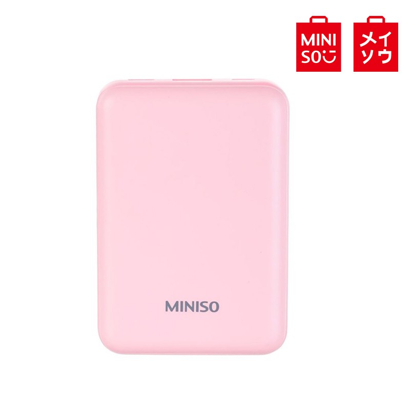 Miniso名創優品 行動電源 型號 Mc 017 白色 粉紅色 黑色 藍色 蝦皮購物