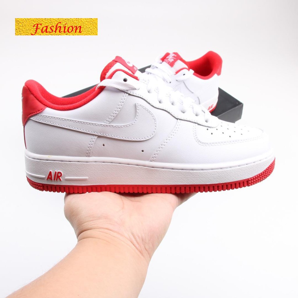 nike air force 1 white university red