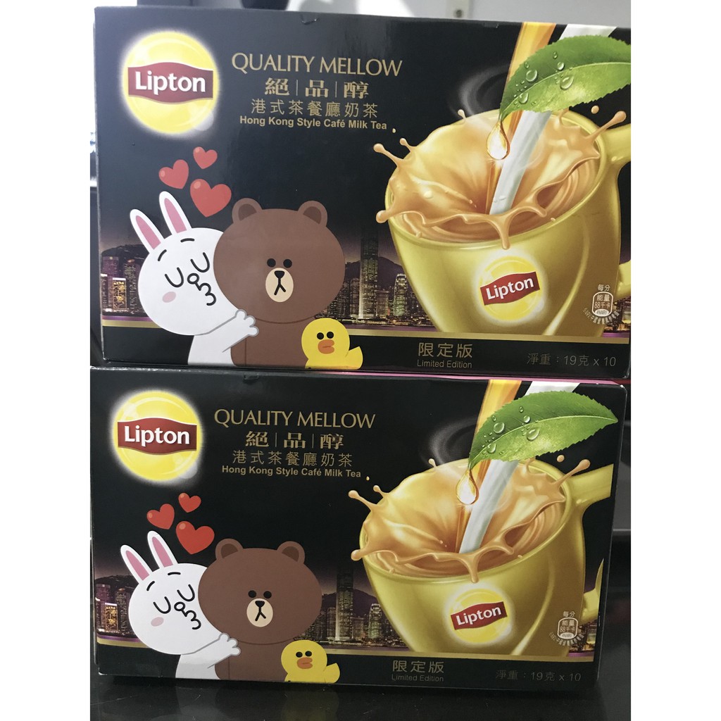 (最後現貨) Lipton 立頓 絕品醇 港式茶餐廳奶茶 10入 港式奶茶 即溶奶茶 香港代買 香港代購 奶茶 沖泡