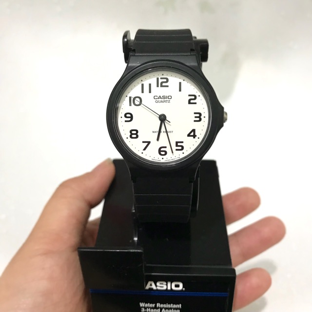 卡西歐 MQ-24 7B2 中性橡膠錶帶男女手錶