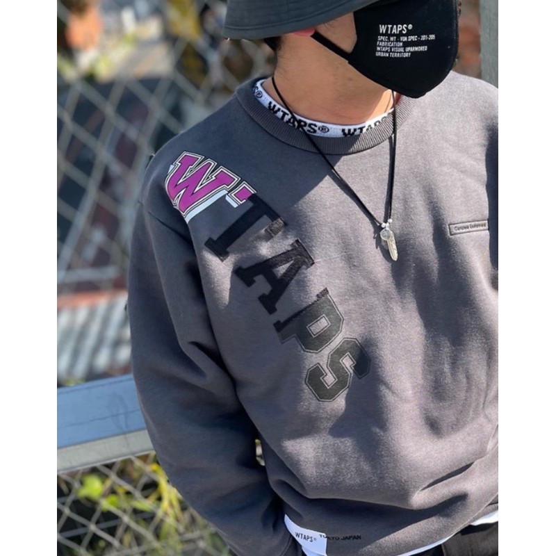 付与付与最終値下げ W)TAPS (G)KATZ CREW NECK Mサイズ スウェット