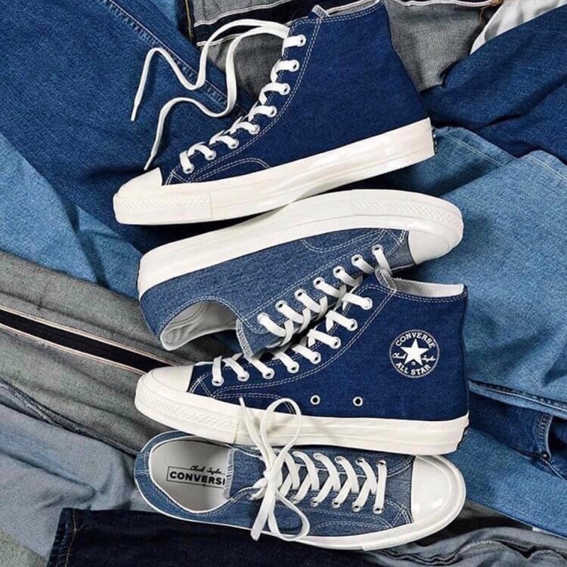 全新 Converse Chuck 70 165649C 低筒 Renew Denim 舊牛仔褲