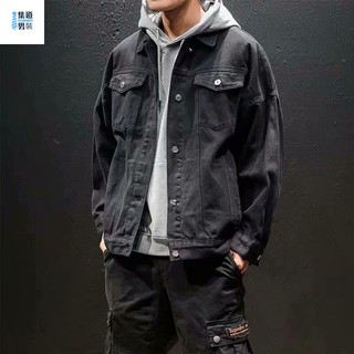 【集道男裝館】高品質牛仔外套 男外套 韓版修身外套 外套 牛仔外套 休閒夾克 男士上衣 男生工作&工裝多口袋牛仔上衣襯衣