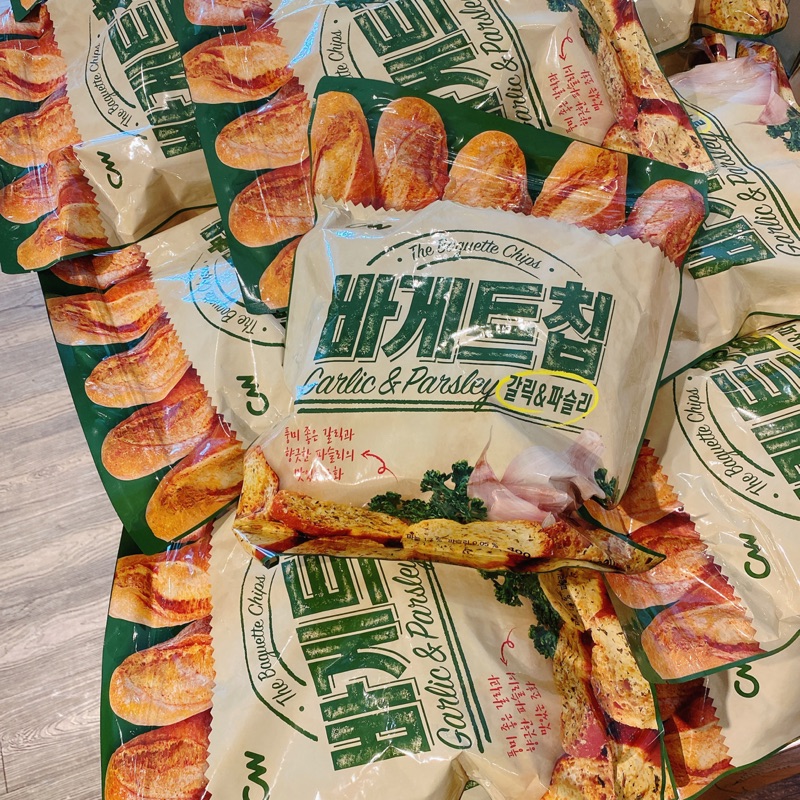 #現貨 韓國大蒜奶油麵包餅乾/400g