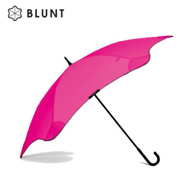 【BLUNT 紐西蘭 Lite 3+ UV抗強風勾勾傘《豔桃紅M》】BLT-L04/摺疊/自動/晴雨傘/防風傘/悠遊山水