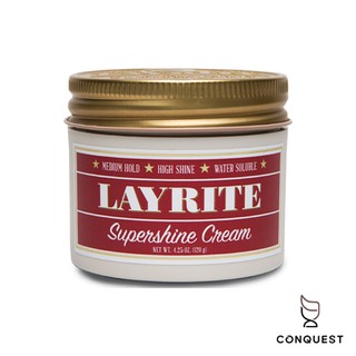 【 CONQUEST 】Layrite SuperShine Cream Pomade 紅女郎 亮澤型高光澤 水洗式髮油