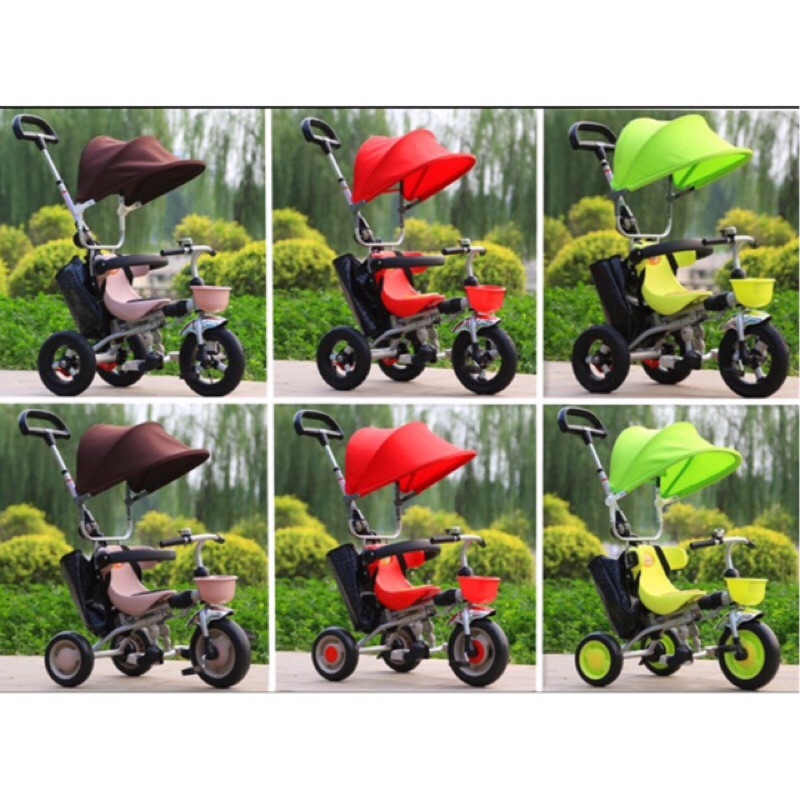 升級款/EDGAR兒童可折疊三輪車/幼兒手推車/寶寶腳踏車