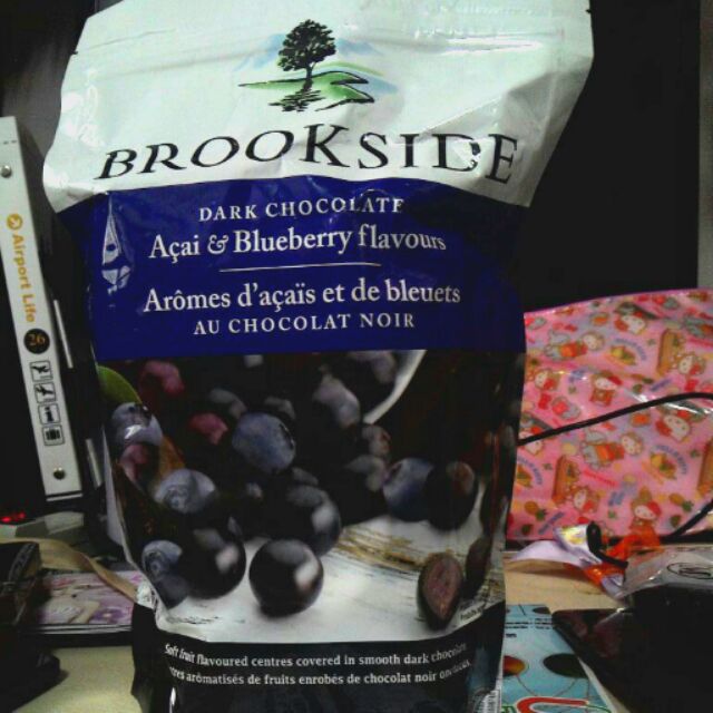 已到貨，今日寄出Brookside藍莓黑巧克力大包裝850g