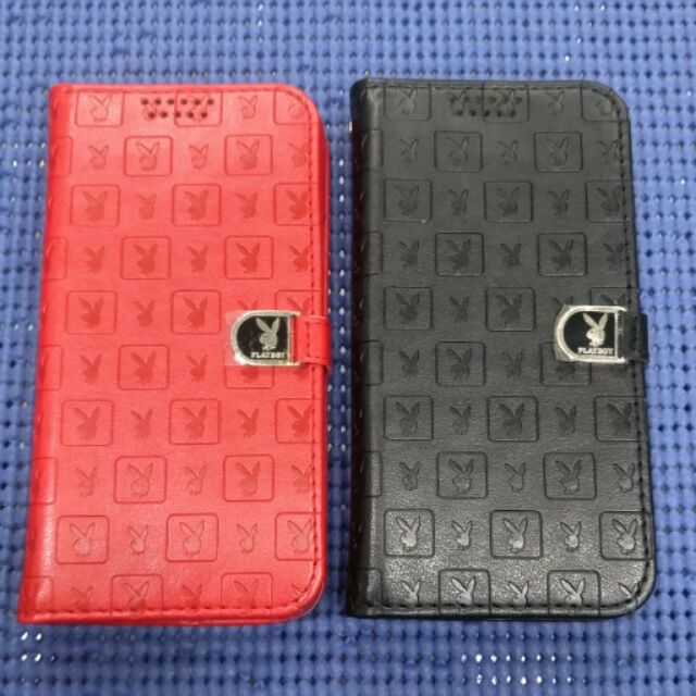 Playboy HTC ONE 801E (M7) 專用款手機皮套立體壓花