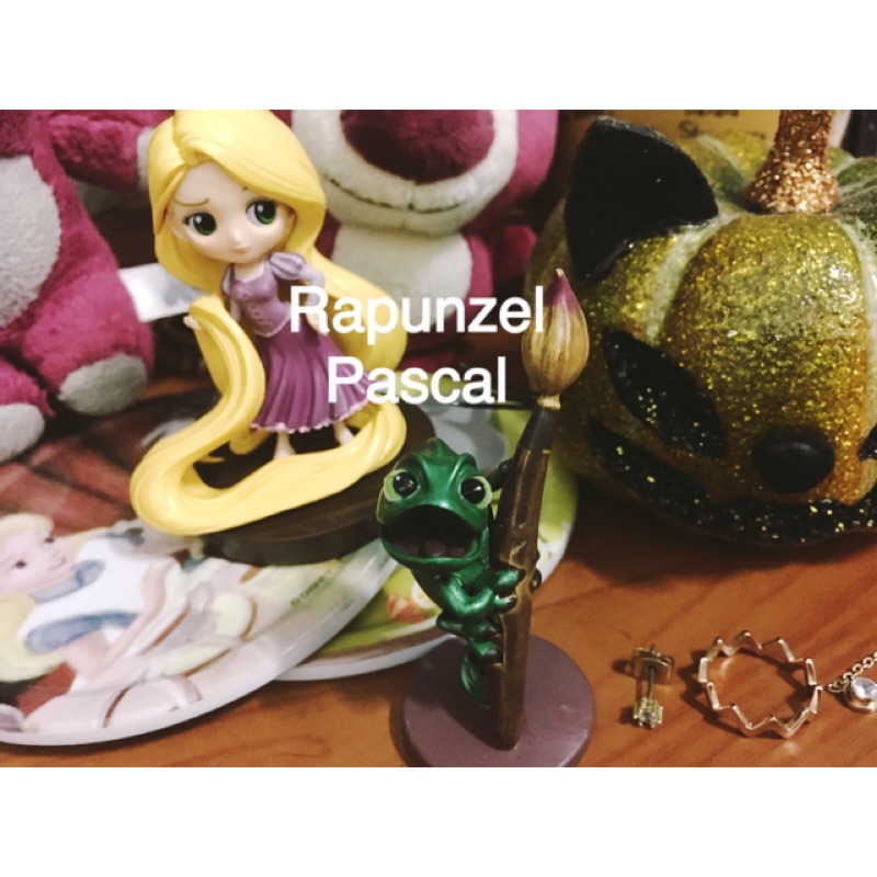 長髮公主 樂珮 rapunzel 帕斯卡 變色龍 Disney 公仔玩具擺件 收藏品