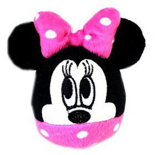 貝果貝果 日本 pet paradise 代理 DISNEY 米妮不倒翁啾啾玩具 [T355]