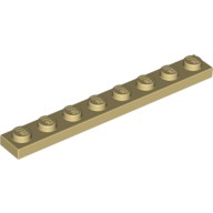 LEGO 4114324 3460 米色 1x8 薄板