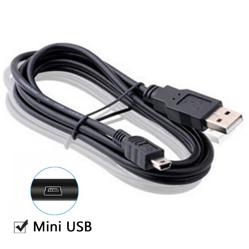 【快速發貨】迷你 Usb 電纜 0.5M 1M 1.5M 2M 3M 迷你 USB 充電器數據線 480Mbps 5 針