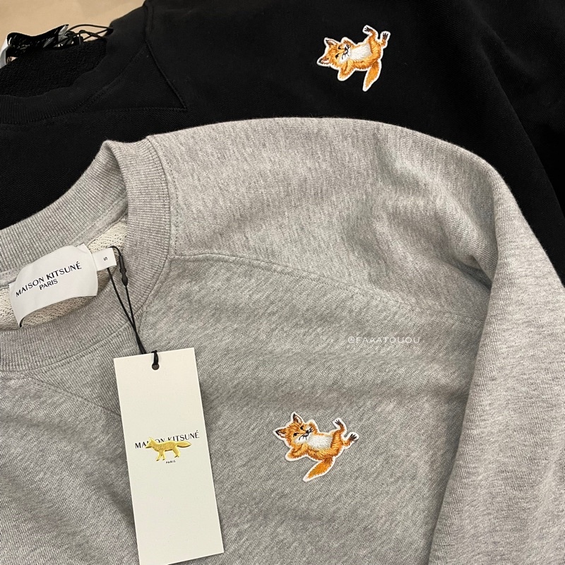 𝐅𝐚𝐚𝐚𝐭𝐨𝐮𝐨𝐮 𝐬𝐞𝐥𝐞𝐜𝐭🔖Maison Kitsune - Chillax Fox 翹腳狐狸 長袖 大學T 帽T