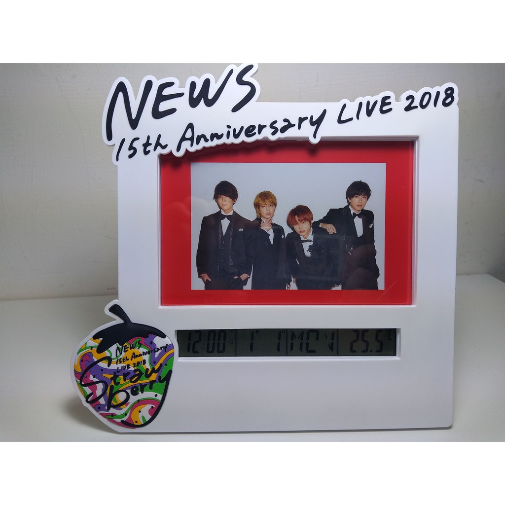 News 15th Strawberry 草莓控15周年15週年鬧鐘無電池周邊現貨 T 蝦皮購物