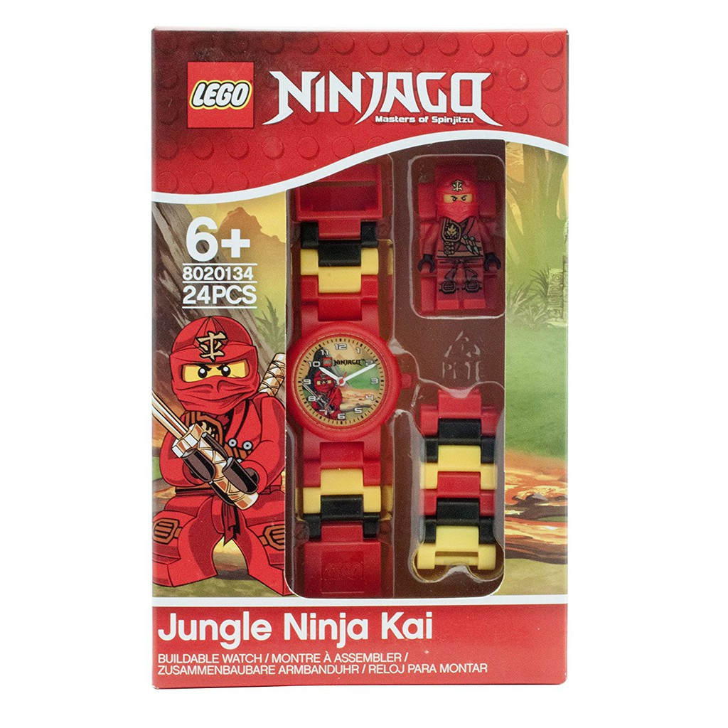 Lego 樂高 8020134 Ninjago 旋風忍者 紅忍 Kai 赤地 兒童 手錶 絶版品