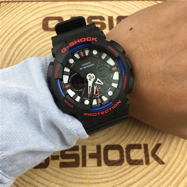 限定casio 卡西歐g Shock Ga 1 白色數字指針雙顯錶款運動手錶情侶手錶潛水錶 蝦皮購物