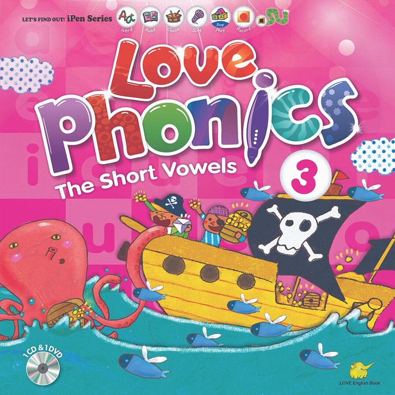 LOVE Phonics 3 The Short Vowels[88折]11100795571 TAAZE讀冊生活網路書店
