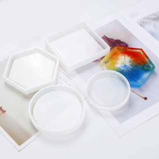SIY flgo 矽膠模具DIY杯墊墊手工模具工藝品環氧樹脂幾何形狀六角方形圓形隔熱