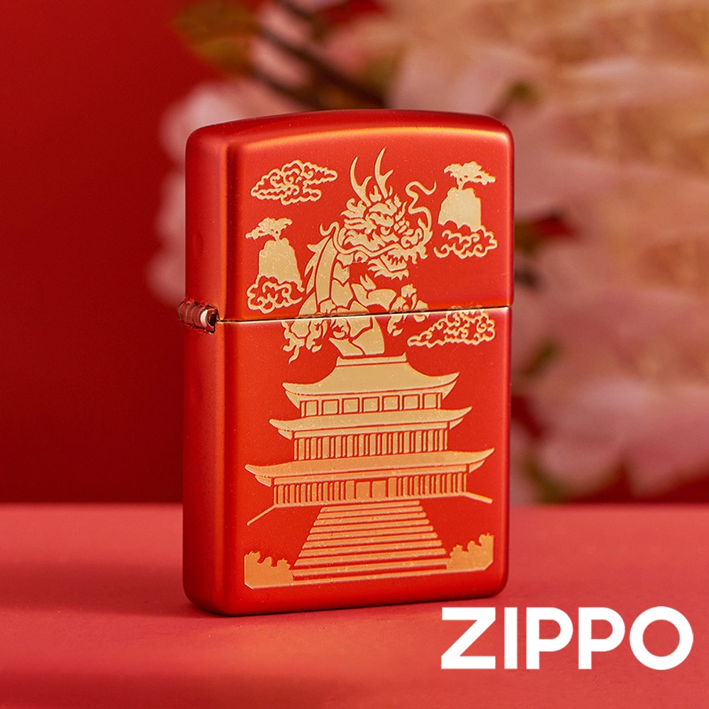 ZIPPO 龍行天下防風打火機 美國設計 官方正版 現貨 禮物 送禮 刻字 客製化 終身保固 49517