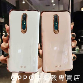 JS㊙️OPPO手機殼FindX2 Reno Z RealmeXT Reno4適用A5 A9電鍍Reno2玫瑰金R17p
