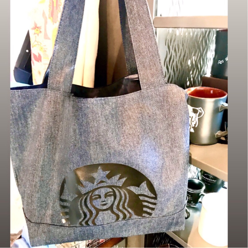 [星巴克]Starbucks 丹寧女神提袋