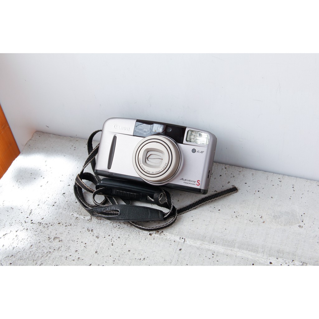 【星期天古董相機】Canon autoboy S 38-115mm F3.6-8.5 傻瓜相機（套餐）