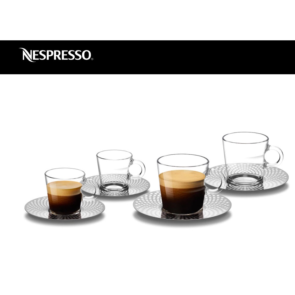 Nespresso VIEW Espresso &amp; Lungo 咖啡杯盤組 膠囊咖啡（全新）