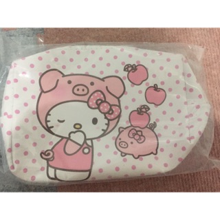 Hello Kitty 7-11 豬年化妝包 點點款