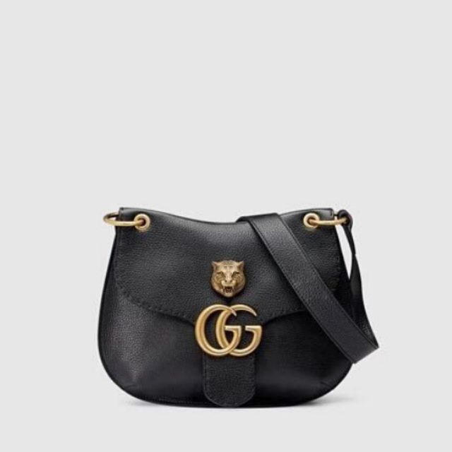 Gucci Marmont leather should bag 虎頭包側背包