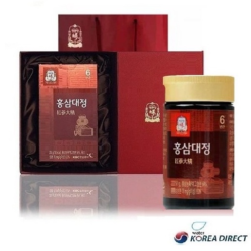 韓國直送 正官庄 6年根紅蔘精蔘膏250g + 購物袋
