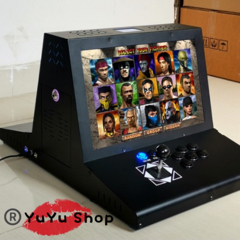 ®️YuYu Shop 月光寶盒 3DW雙打機 🖥17吋雙螢幕 投幣功能 🎮懷舊童年11種模擬器可外接專用手把🕹