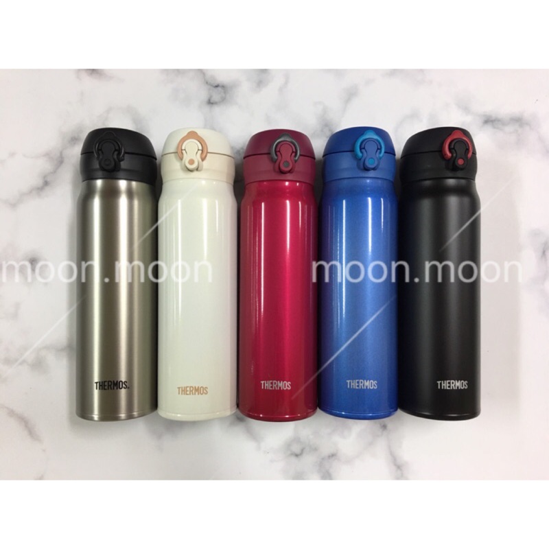 THERMOS 膳魔師 超輕量 不鏽鋼真空保溫瓶 600ml JNL-602/600 買就送通用版止滑墊