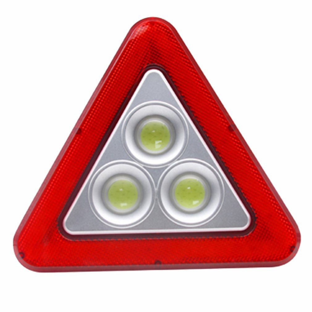 警示燈應急燈 帶LED燈三角警示牌 三角警示燈 三角錐警示燈 三角燈 路障警示燈 三角警示 汽車三角架警示牌