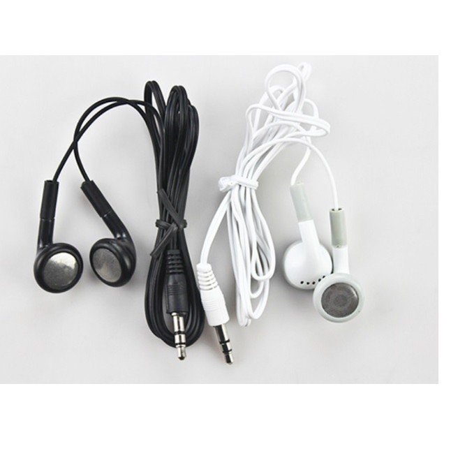 耳塞式耳機 MP3 耳機 收音機耳機 人耳式耳機 1米長 3.5mm立體音接頭 平口耳機 , 可加購選項中的海綿套