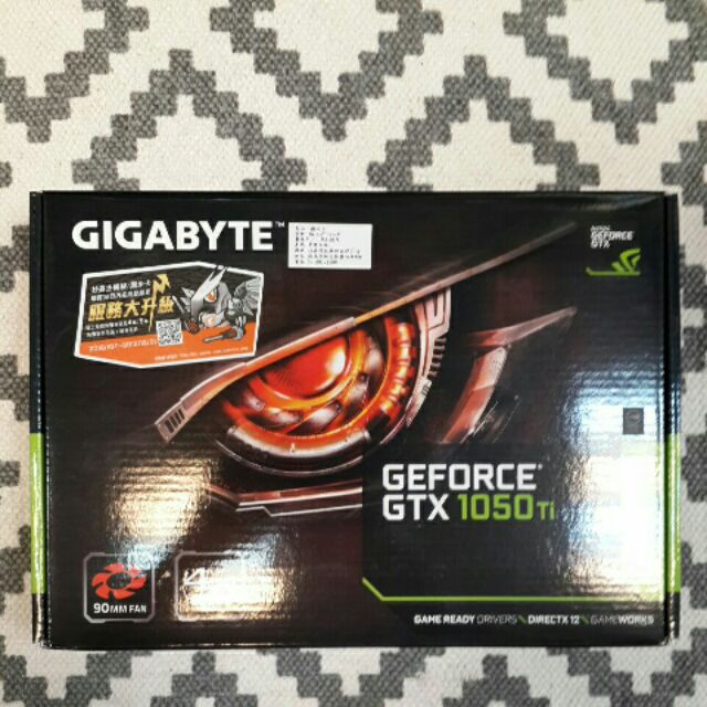 技嘉 全新 GTX1050 TI 4G