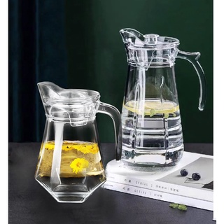 DELI 德力玻璃 1.3L 1.7L 造型玻璃冷水壺 兩款 玻璃壺 果汁壺 啤酒壺