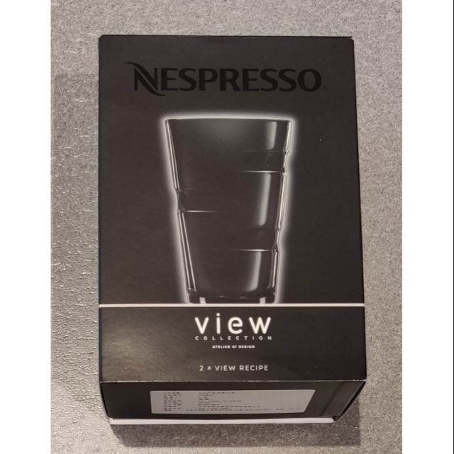 Nespresso VIEW RECIPE玻璃咖啡杯組（一組兩只）