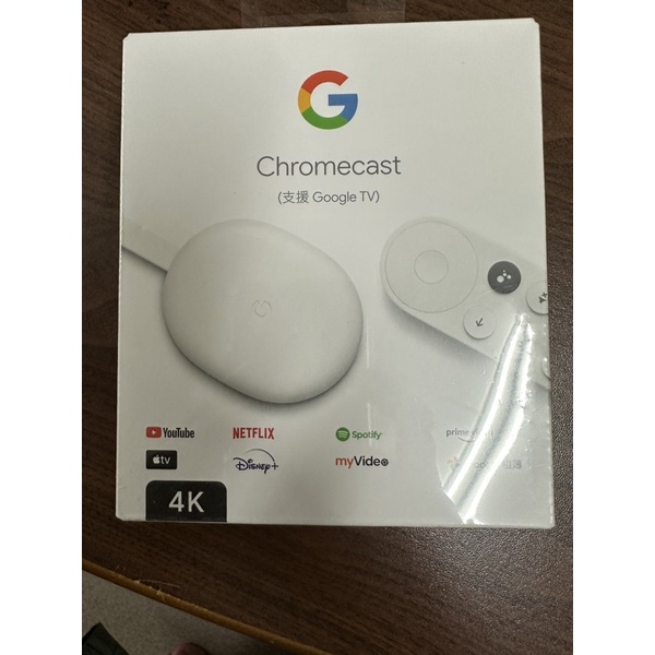 台灣公司貨Google Chromecast(支援Google TV)(白)