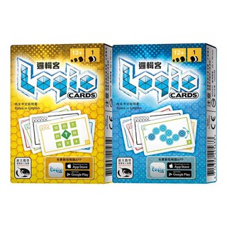 【陽光桌遊】邏輯客 黃藍組合包 Logic Cards 繁體中文版 正版 益智遊戲