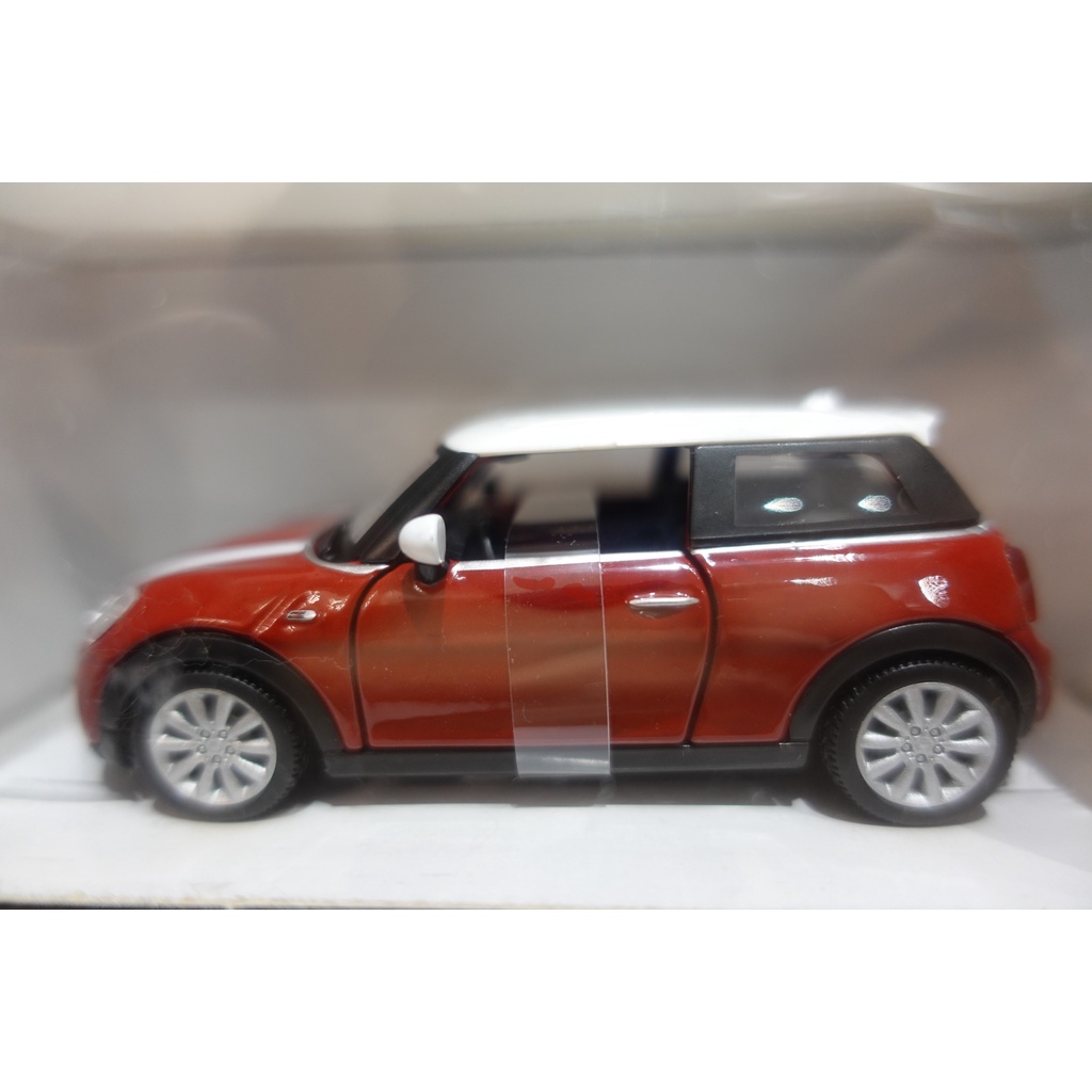 MINI 原廠 1/36 MINI COOPER 玩具模型車｜紅白經典配色版