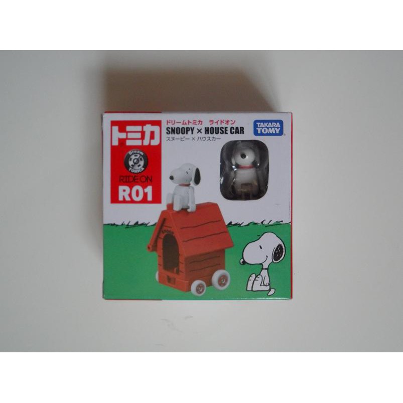 TAKARA TOMY TOMICA RIDEON R01 史努比 SNOOPY x House Car 多美小汽車