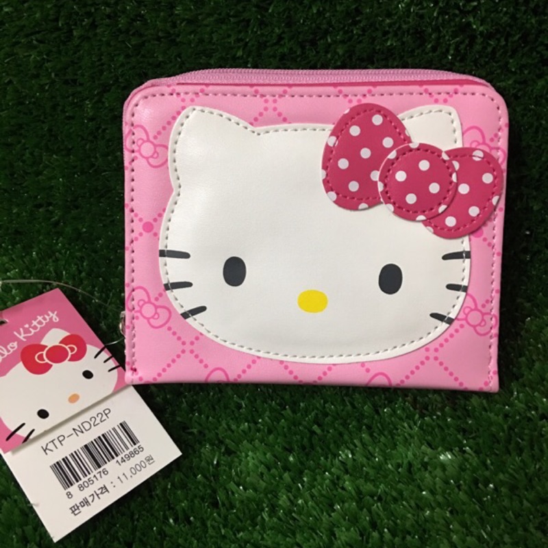 ●正版-凱蒂貓 KITTY韓國代購短夾  凱蒂貓皮夾 短夾 皮夾 kitty錢包 kitty包包 禮物 凱蒂貓錢包 kt