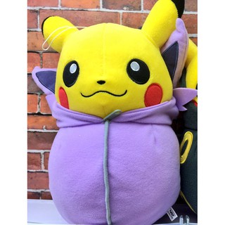 單售 太陽精靈 日本正版 代理 景品 精靈寶可夢 神奇寶貝 POKEMON 皮卡丘變裝 睡袋收藏大型絨毛布偶 娃娃