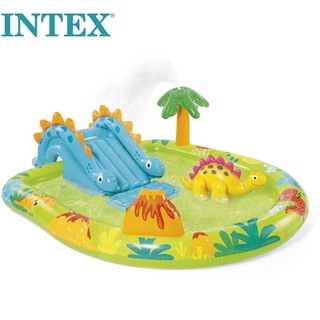 現貨 intex 泳池 家庭滑梯戲水池 Intex 消暑 自家玩樂 溜滑梯 叢林熱園戲水池 海獺遮陽戲水池 夏天