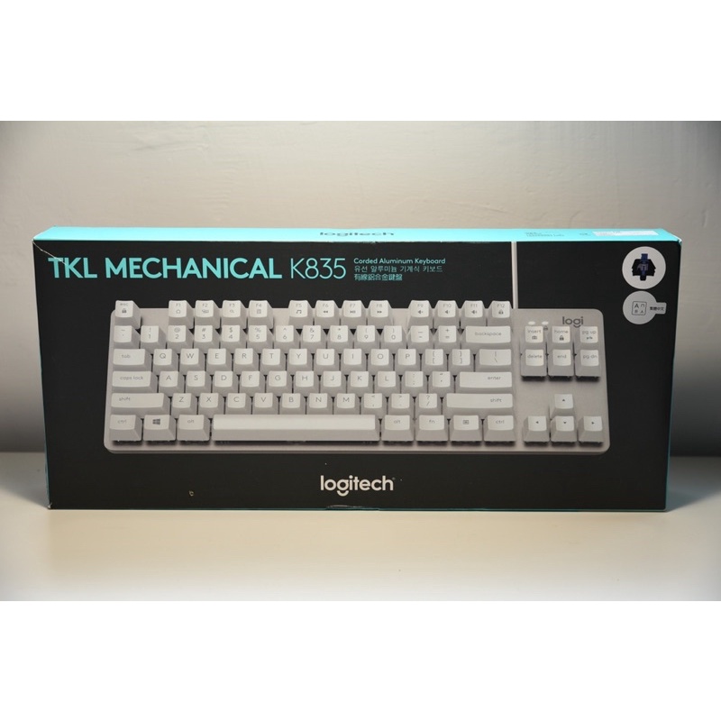 二手便宜賣ㄉ羅技K835 TKL 青軸有線鍵盤