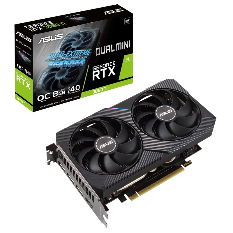 全新現貨 限自取 華碩 DUAL GeForce RTX 3060 Ti V2 MINI OC Edition 顯示卡