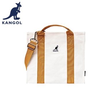 KANGOL 英國袋鼠 側背包/手提包 6025301150 橙色 帆布包