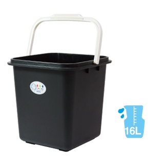 🔥含發票 佳斯捷 JUSKU 6992 黑天鵝水桶(16L) 塑膠桶 儲水桶 手提桶 置物桶 洗車水桶 釣魚水桶
