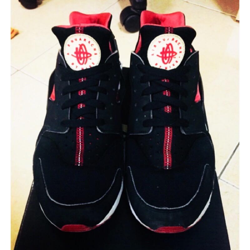 Nike Huarache run 黑紅武士鞋